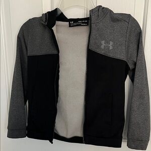 Under Armour Kids' Two-Tone Black and Gray Jacket